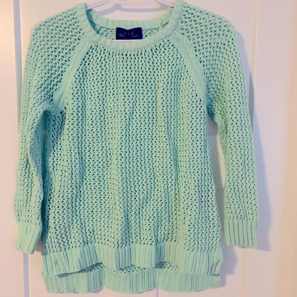 PJK mint sweater